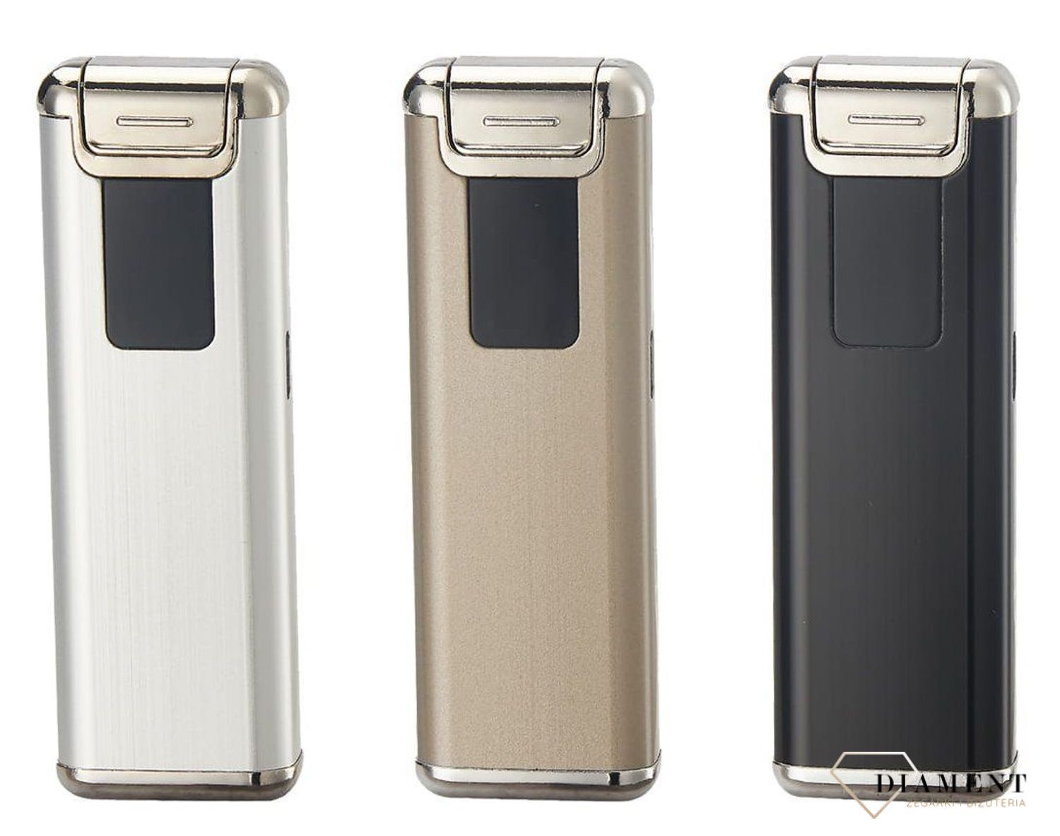 Zapalniczka srebrna elektroniczna USB z grawerem 40400388 SILVER.jpg